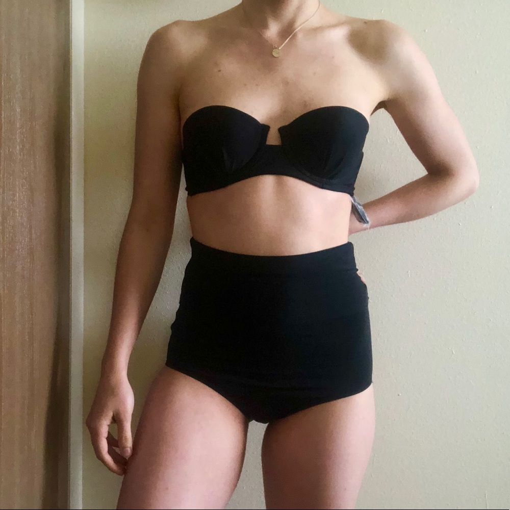 Aerie Bandeau Bikini Top With Optional Strap